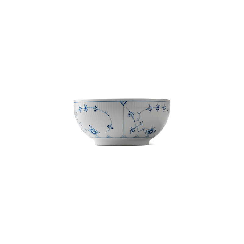 Blue Fluted Plain Bowl 180cl 1.9qt, 21cm 8.27"