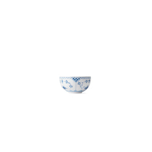 Blue Fluted Half Lace Rice Bowl
