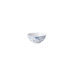 Blue Fluted Half Lace Deep Bowl