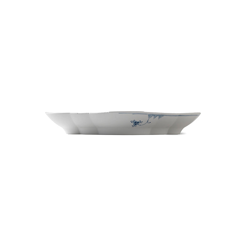 Blue Elements Oval Platter, Large 15"