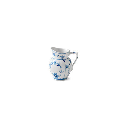 Blue Fluted Plain Creamer 2.75Oz