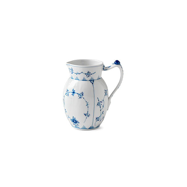 Blue Fluted Plain Jug 1.5 Pint