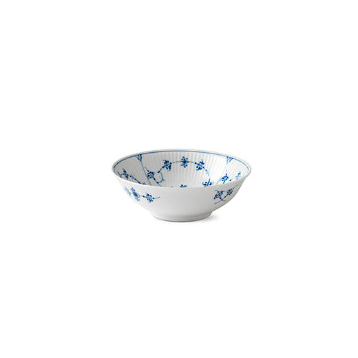 Blue Fluted Plain Cereal Bowl 11.75Oz