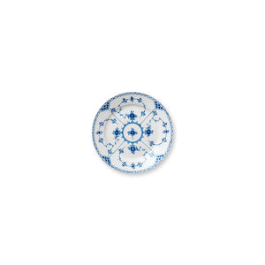 Blue Fluted Half Lace Dessert Plate 7.5"