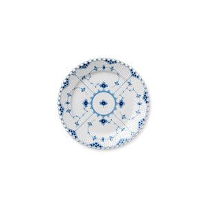 Blue Fluted Full Lace Dinner Plate 10.75"