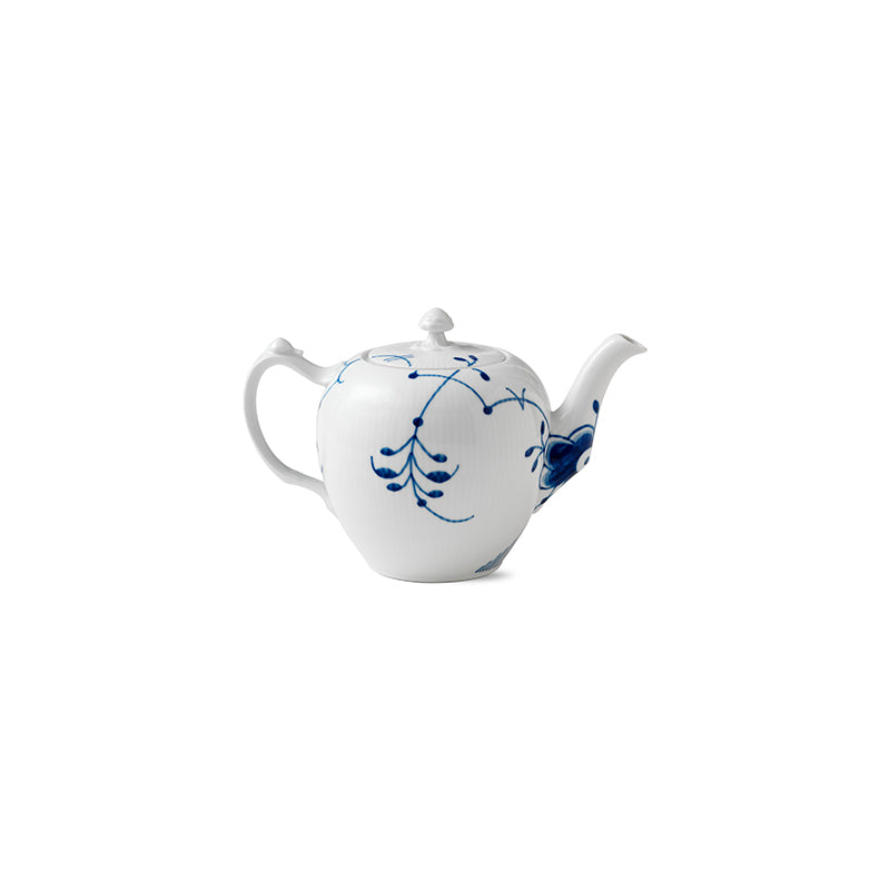 Blue Fluted Mega Tea Pot 1Qt