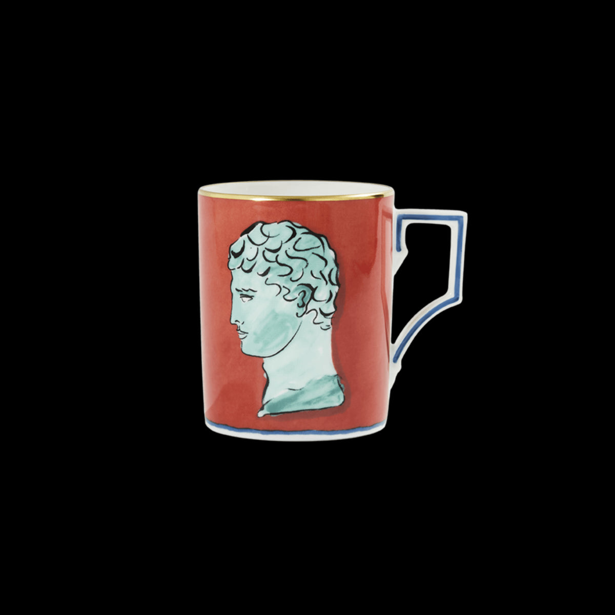 Il Viaggio Di Nettuno Red Coral Mug