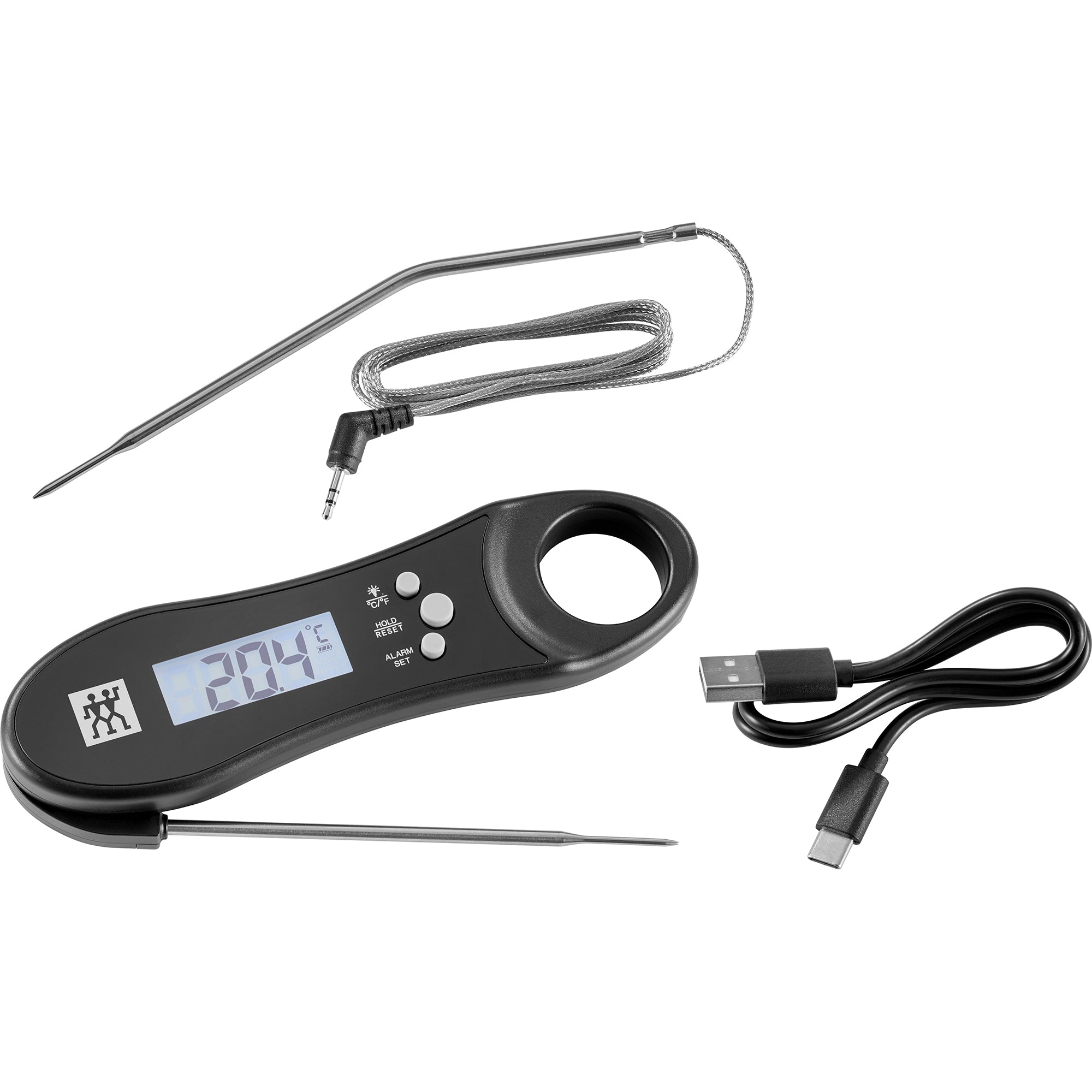 BBQ+ Digital Cooking Thermometer with Dual Probes