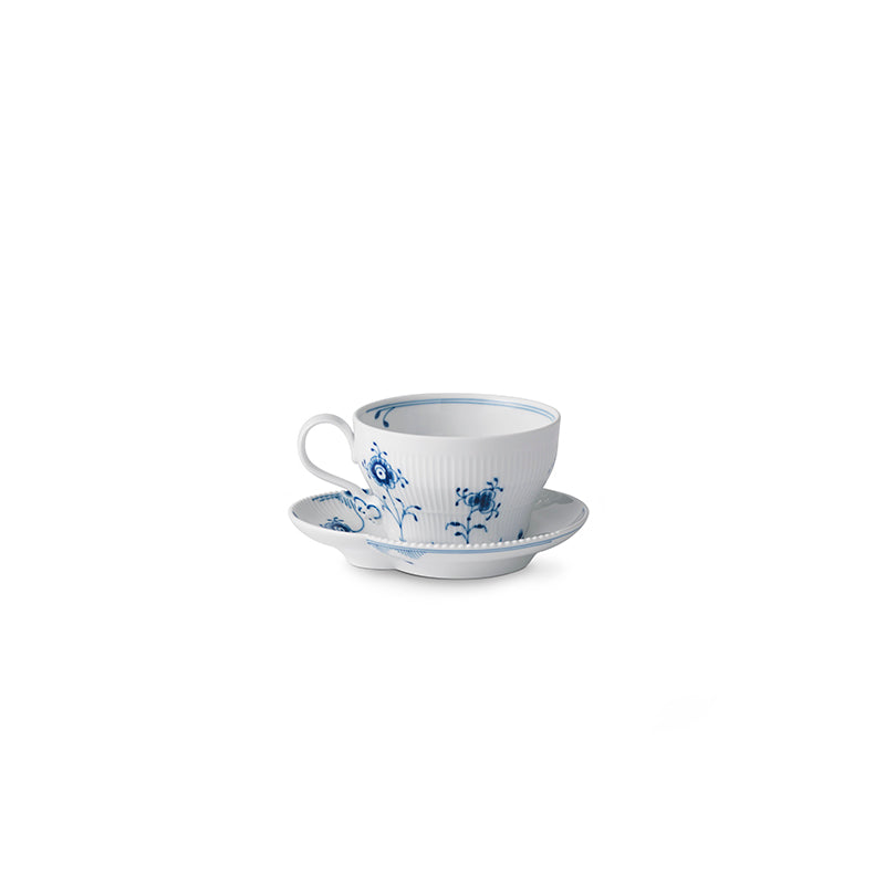 Blue Elements Teacup & Saucer 8.75 Oz
