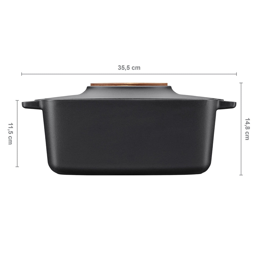 Norden Cast Iron Oval Pot, 5L