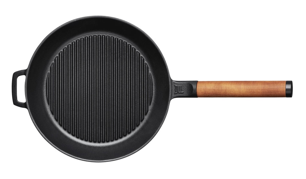 Norden Cast Iron Grill Pan, 10.24"
