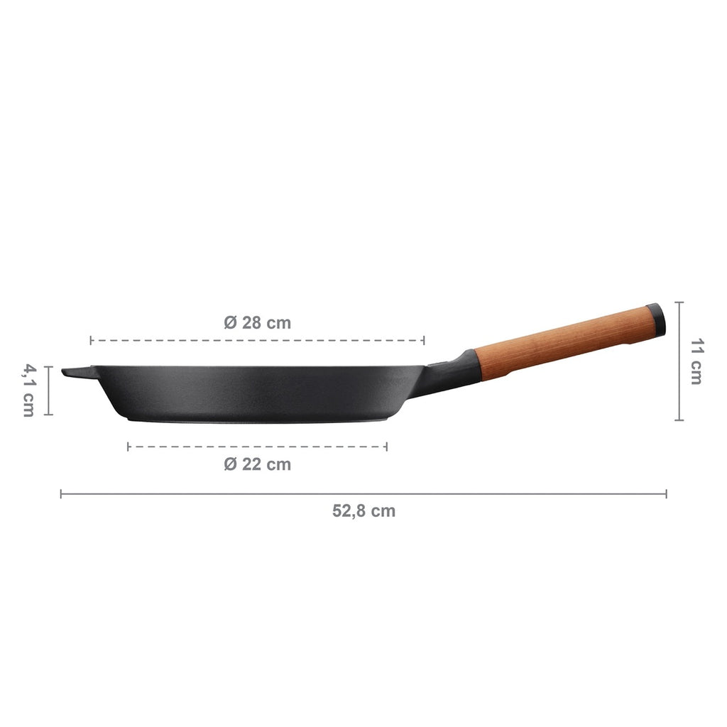 Norden Cast Iron Frying Pan, 11"