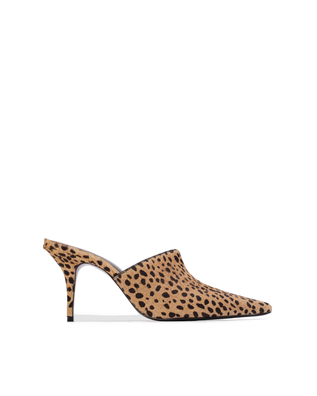 Mesa 80 Mule in Camel Dotted Cheetah Pony Hair