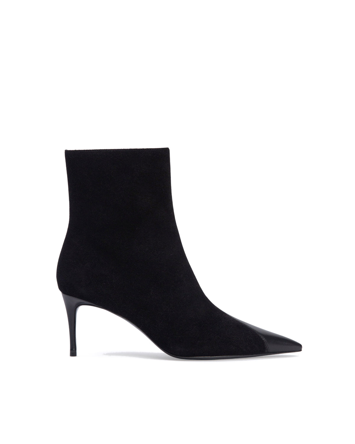 Oblika 70 Boot in Black Suede / Black Leather Mix