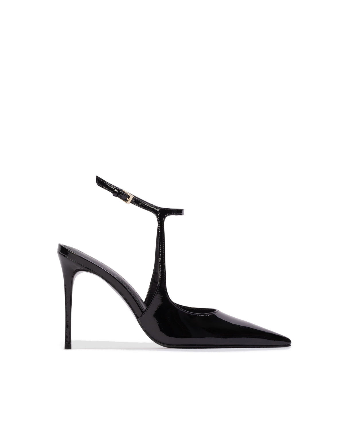 Runa 100 Pump in Black Patent Leather