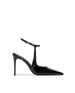 Runa 100 Pump in Black Patent Leather