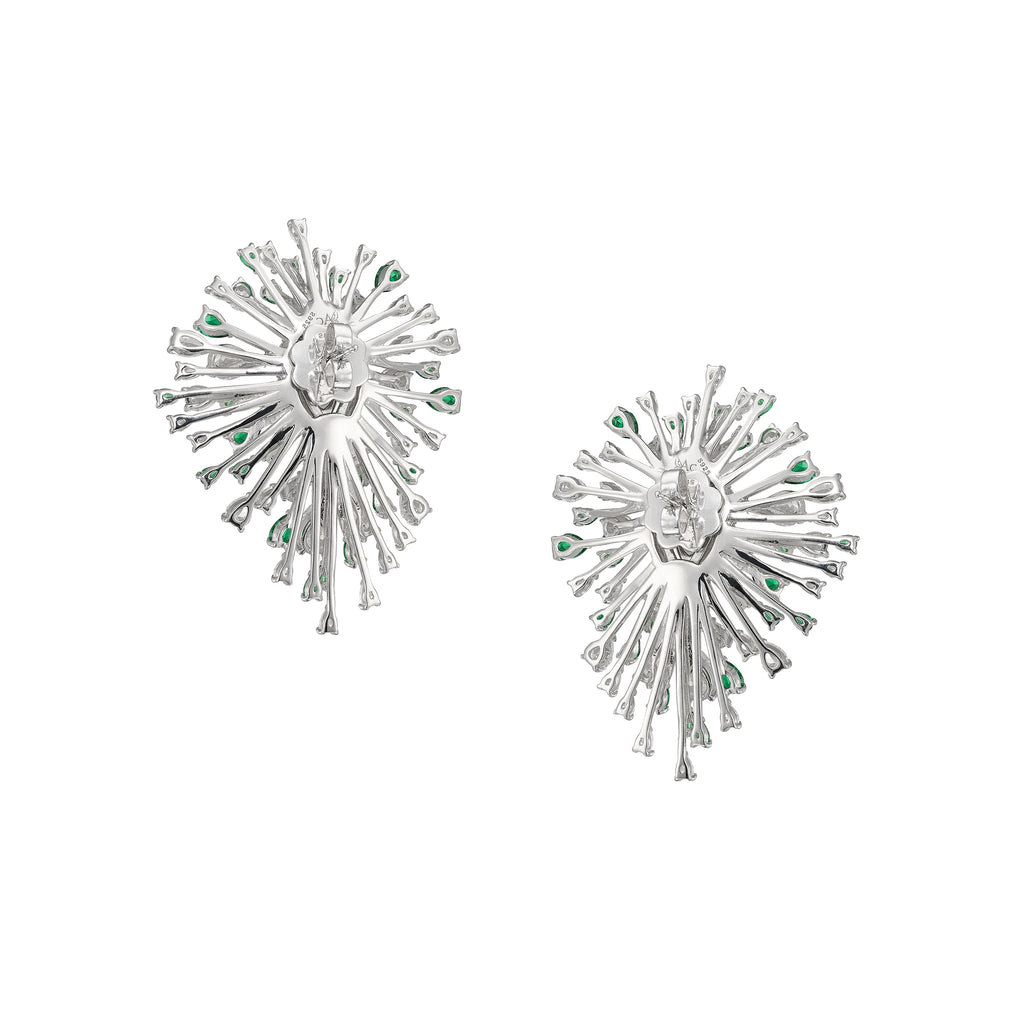 Emerald Mycelia Earrings