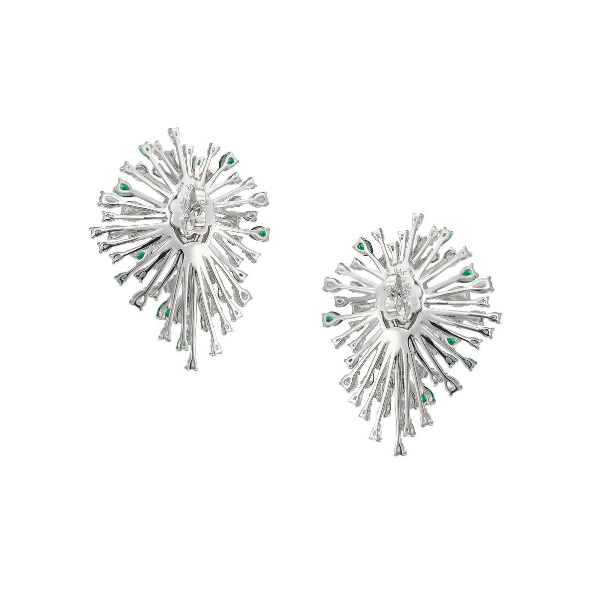 Emerald Mycelia Earrings