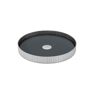 Bernadotte Wine Coaster in Stainless Steel Mirror & Silicone