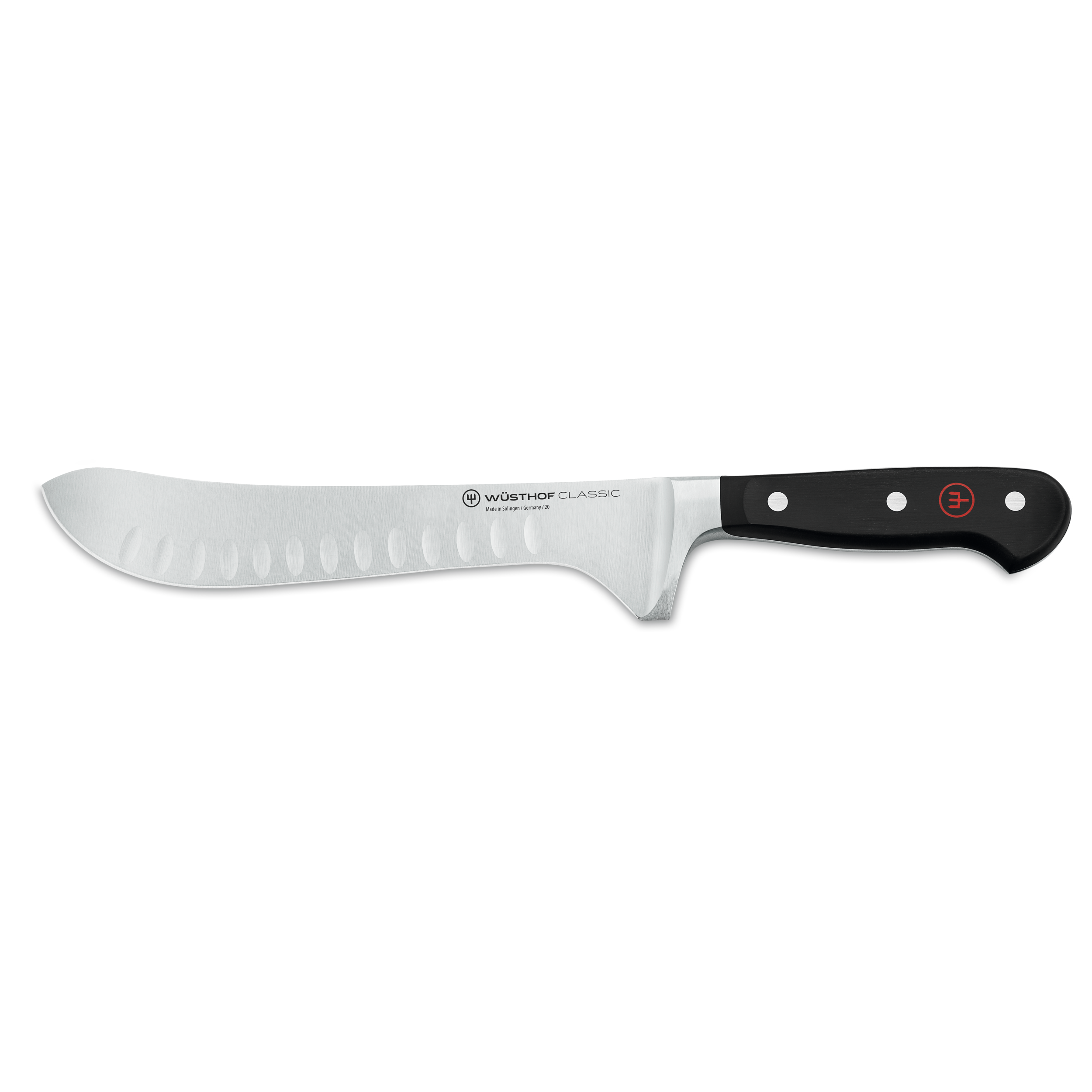 Classic 8" Butcher Knife with Hollow Edge