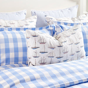 Classic Stripe Sham in Blue