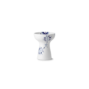 Blue Fluted Mega Open Vase 7.5"