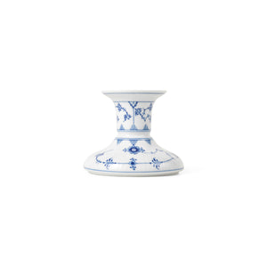 Blue Fluted Plain Candle Holder