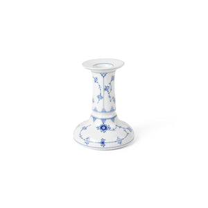 Blue Fluted Plain Candle Holder