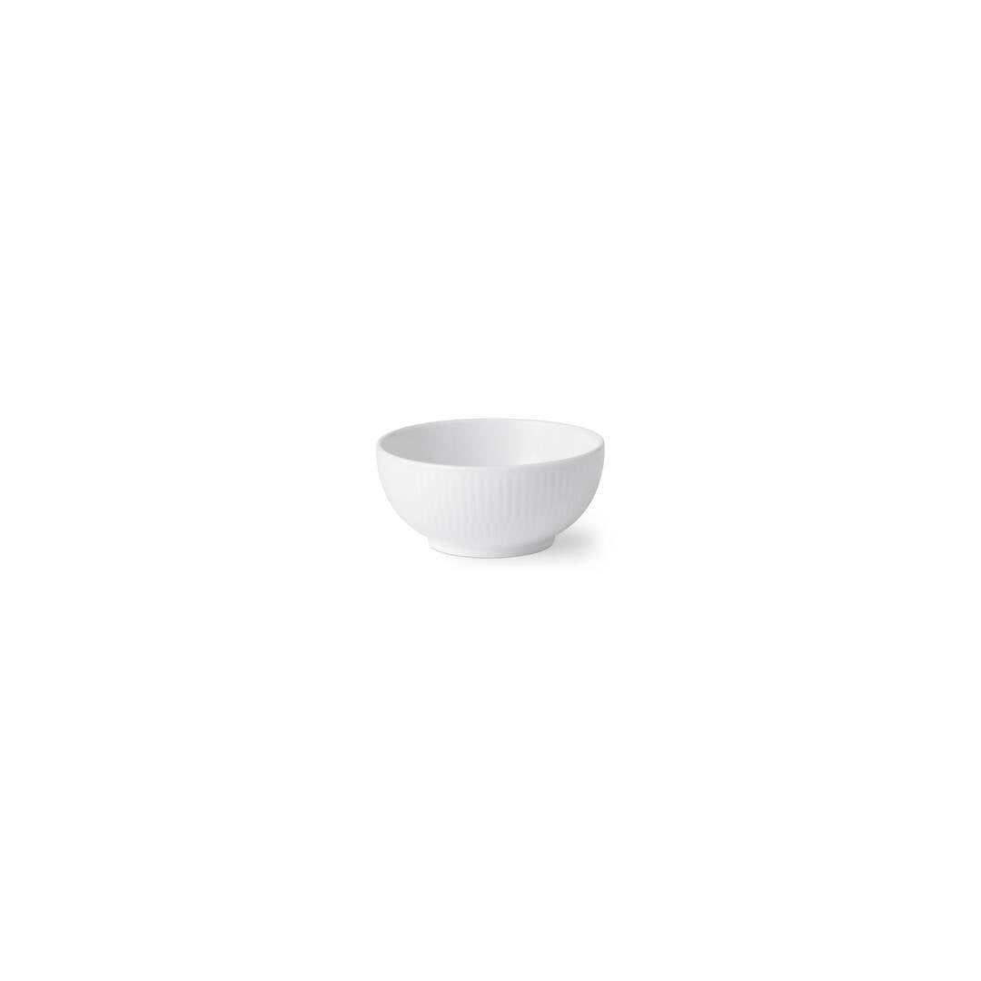White Fluted Bowl, 4.13