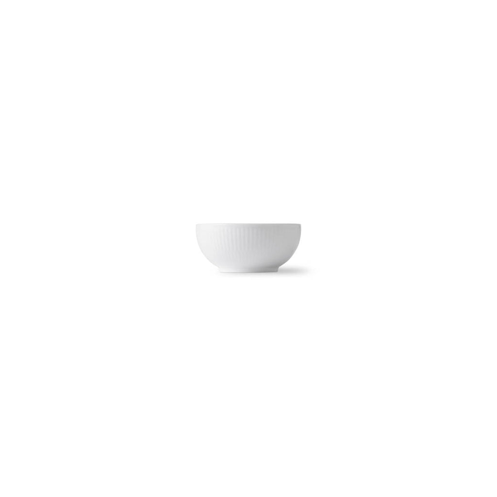 White Fluted Bowl, 4.13