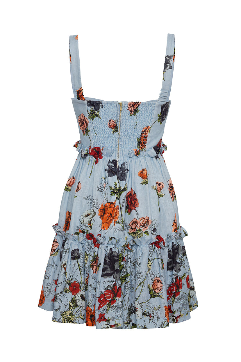 Audrey Dress in Botanica Blue