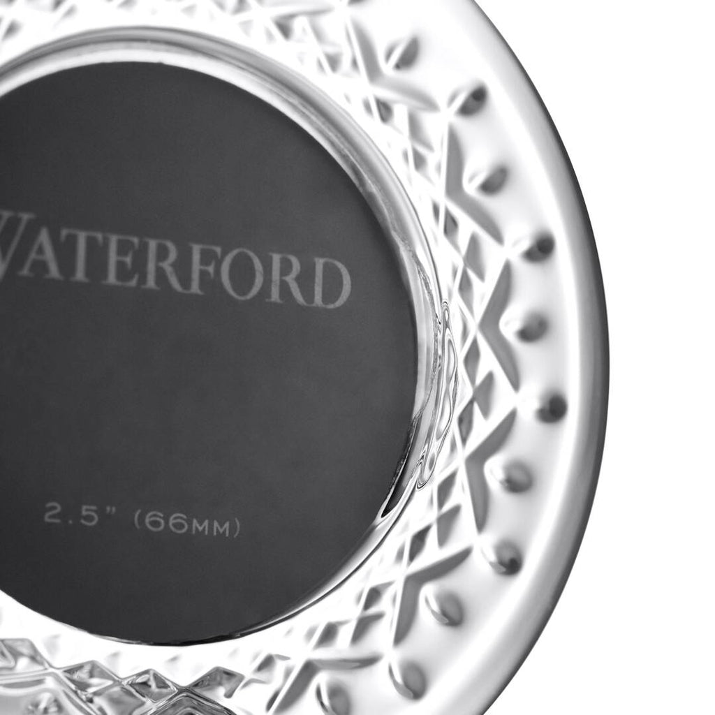 Giftology Lismore Round Mini Frame, Purple Box