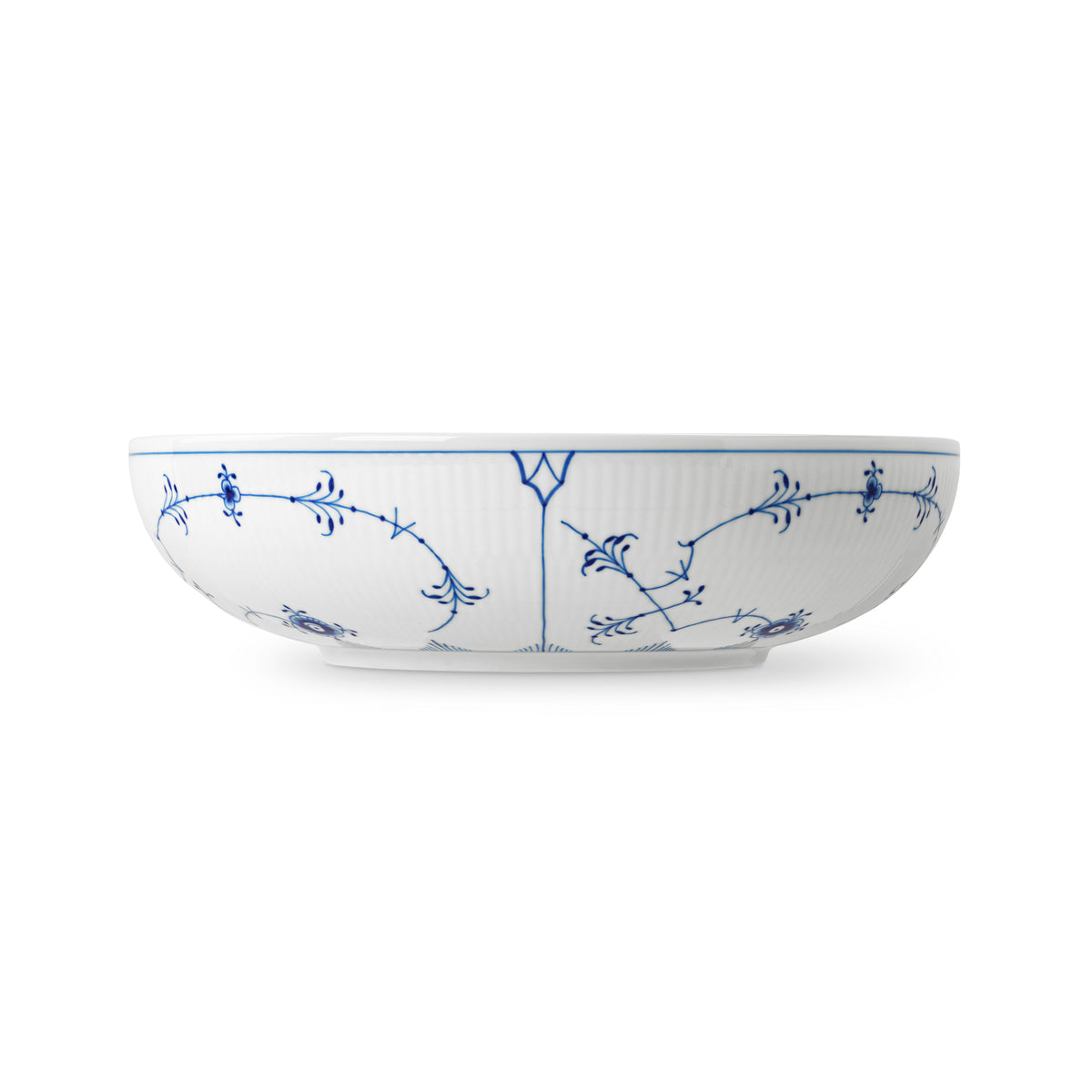 Blue Fluted Plain Bowl 2.4L