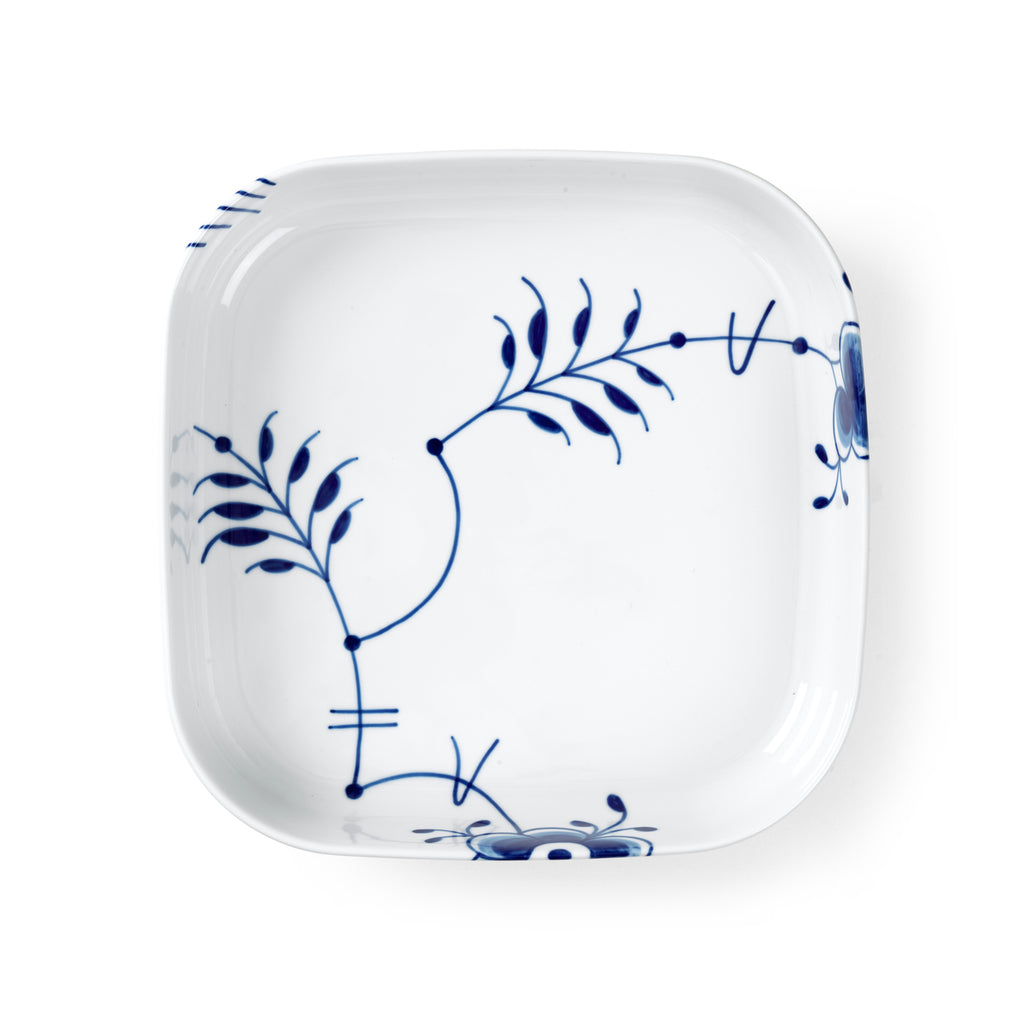 Blue Fluted Mega Square Ovenware 10 X 10"