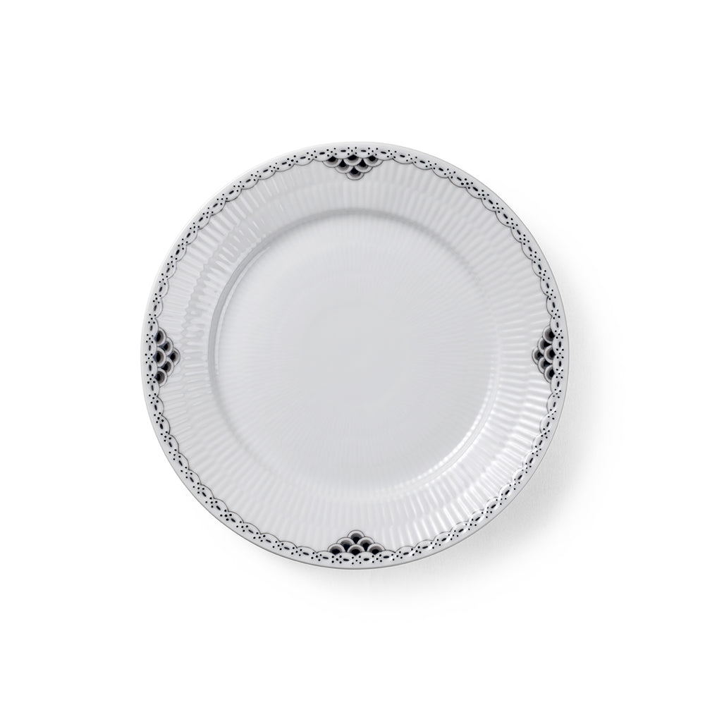 Black Lace Salad Plate 8.75"