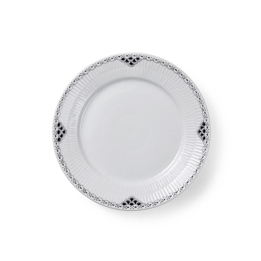 Black Lace Salad Plate 8.75"