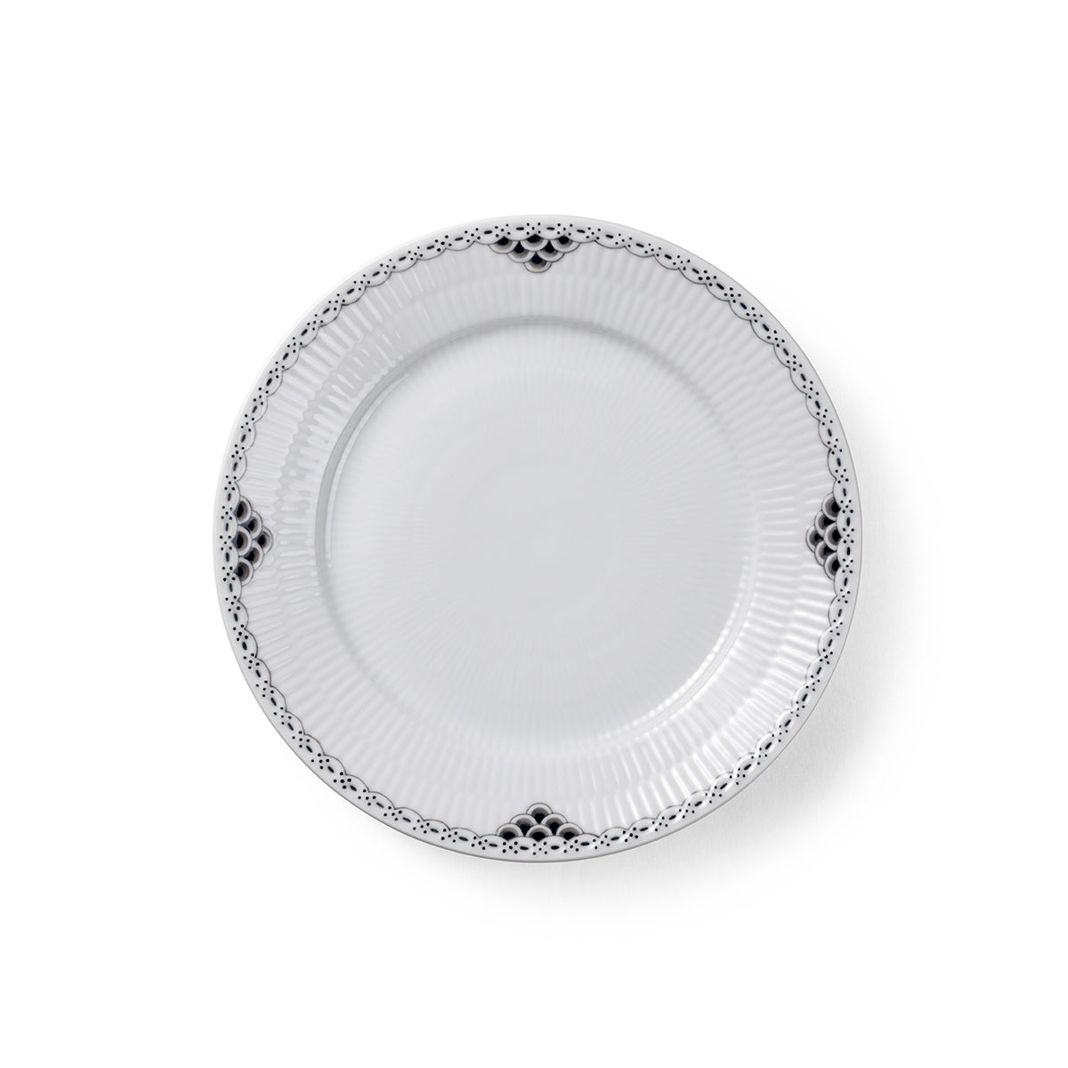 Black Lace Salad Plate 8.75"