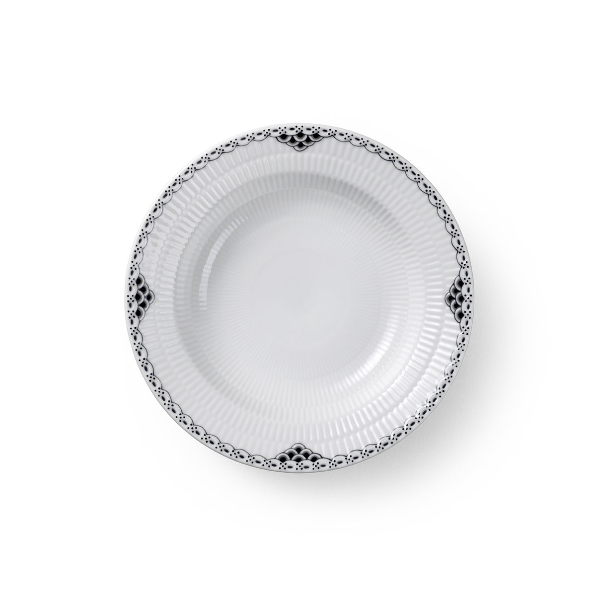 Black Lace Deep Plate 21Cm