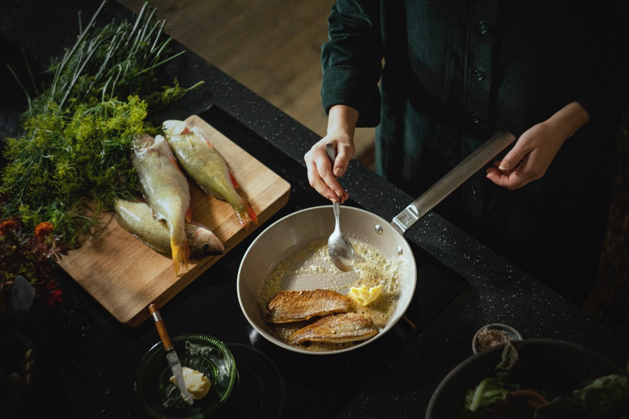 Norden Steel Frying Pan, 10.24" Coated