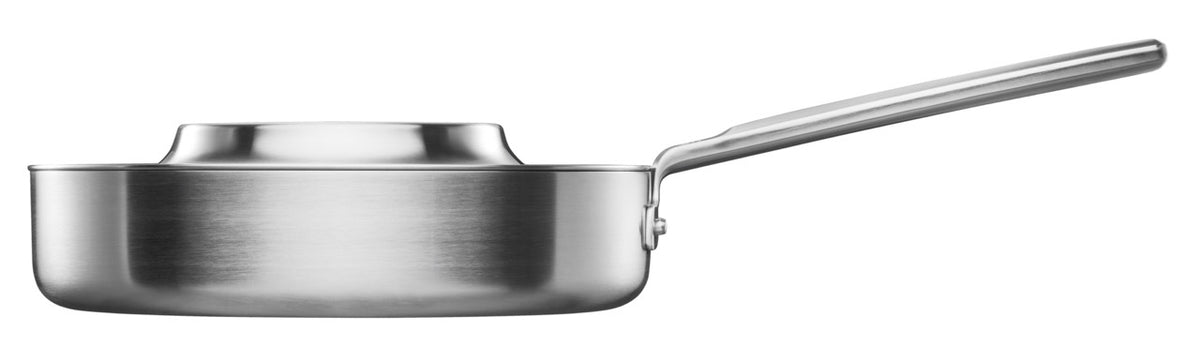 Norden Steel Sauté Pan, 10.24" Coated with Lid