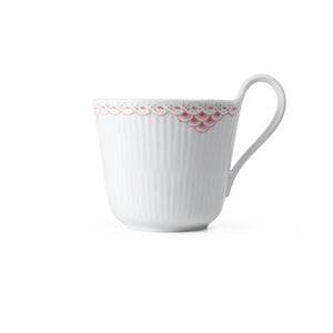 Coral Lace High Handle Cup, 11oz