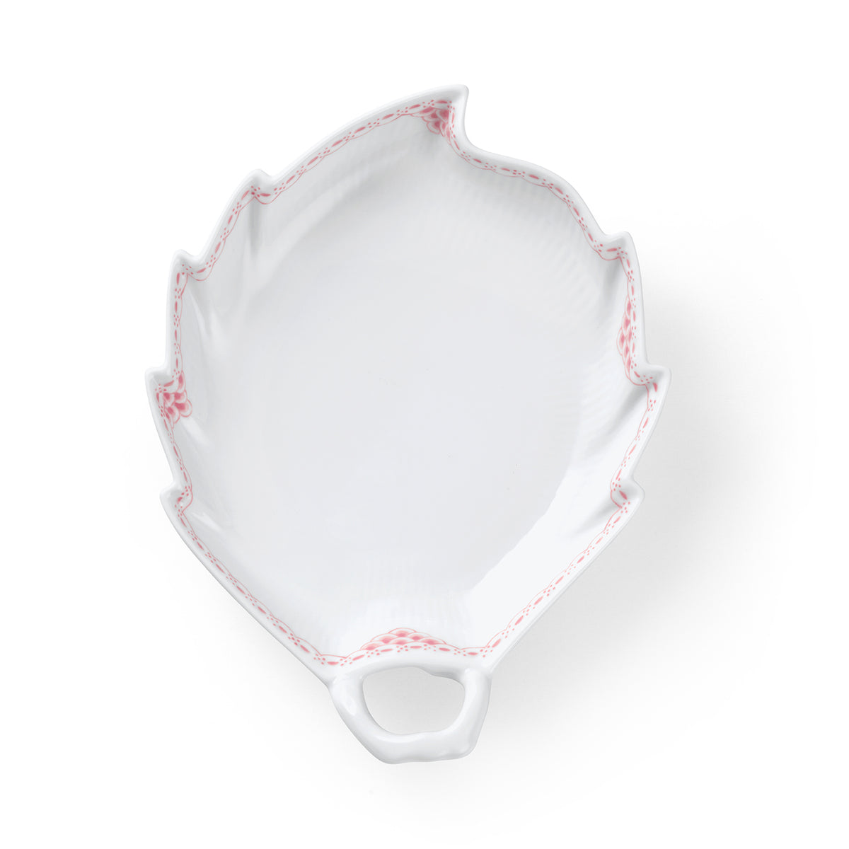 Coral Lace Dish Leaf Shaped, 9"
