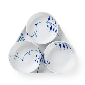 Blue Fluted Mega Serving Set 4Pc