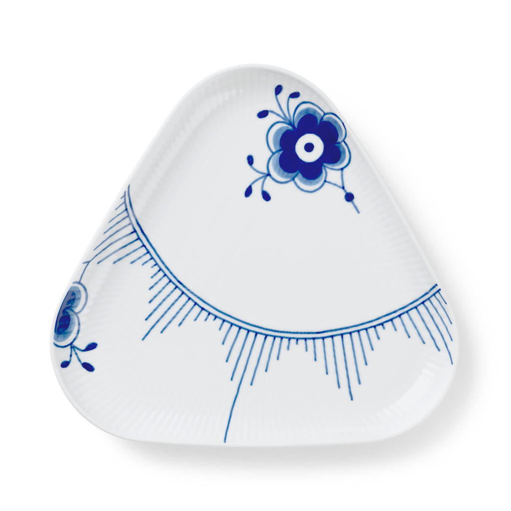 Blue Fluted Mega Serving Set 4Pc