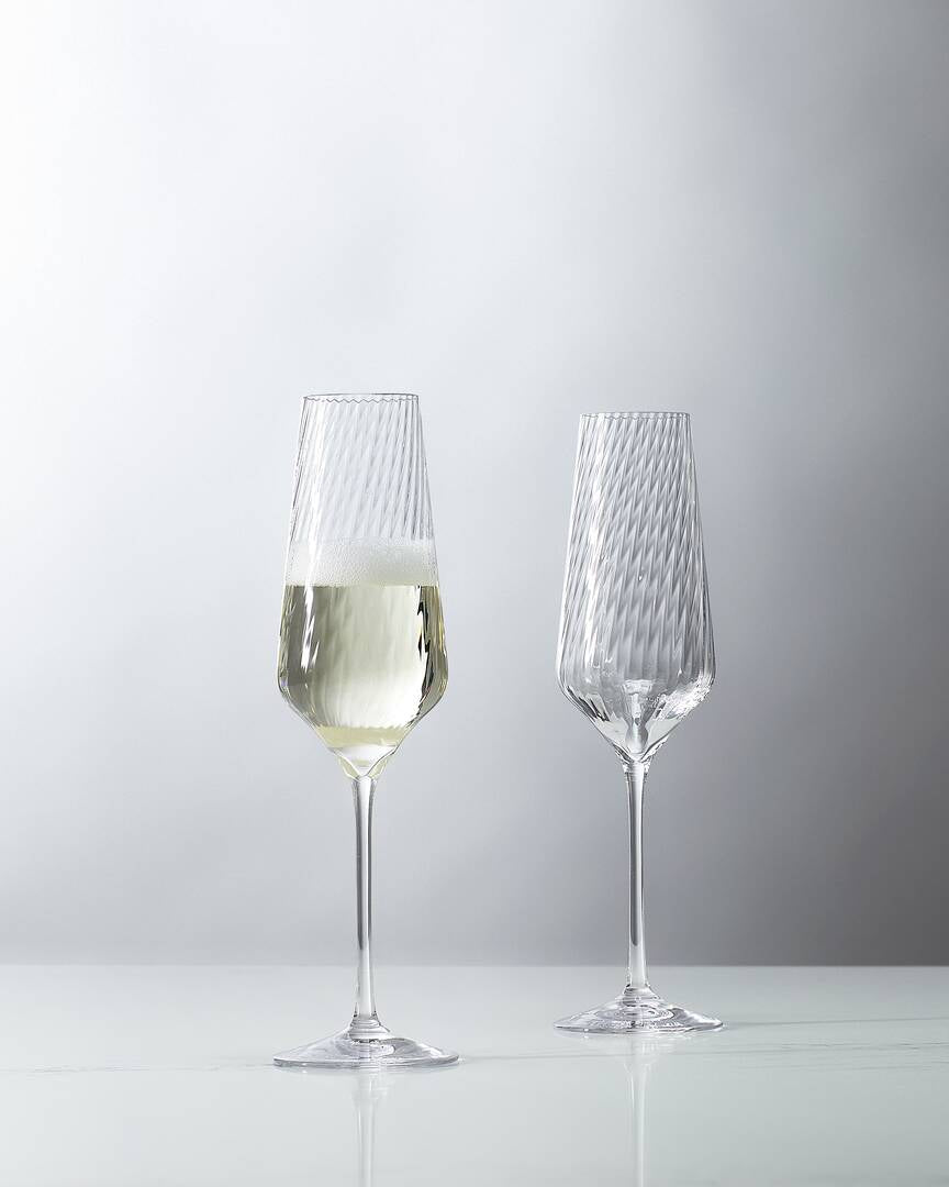 Vera Wang Swirl Flute, Set of 2