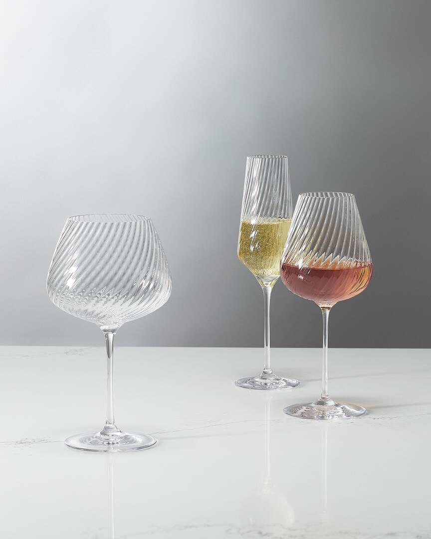 Vera Wang Swirl Flute, Set of 2