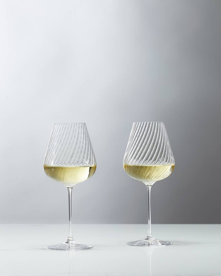 Vera Wang Swirl White Wine Glass, Set of 2