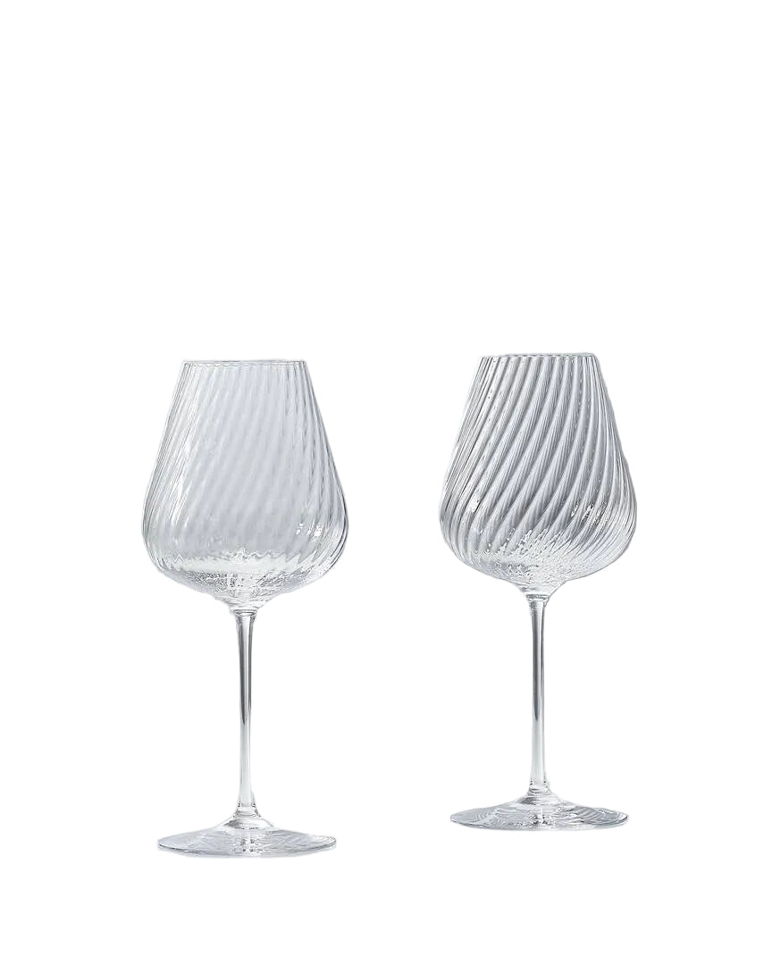 Vera Wang Swirl White Wine Glass, Set of 2