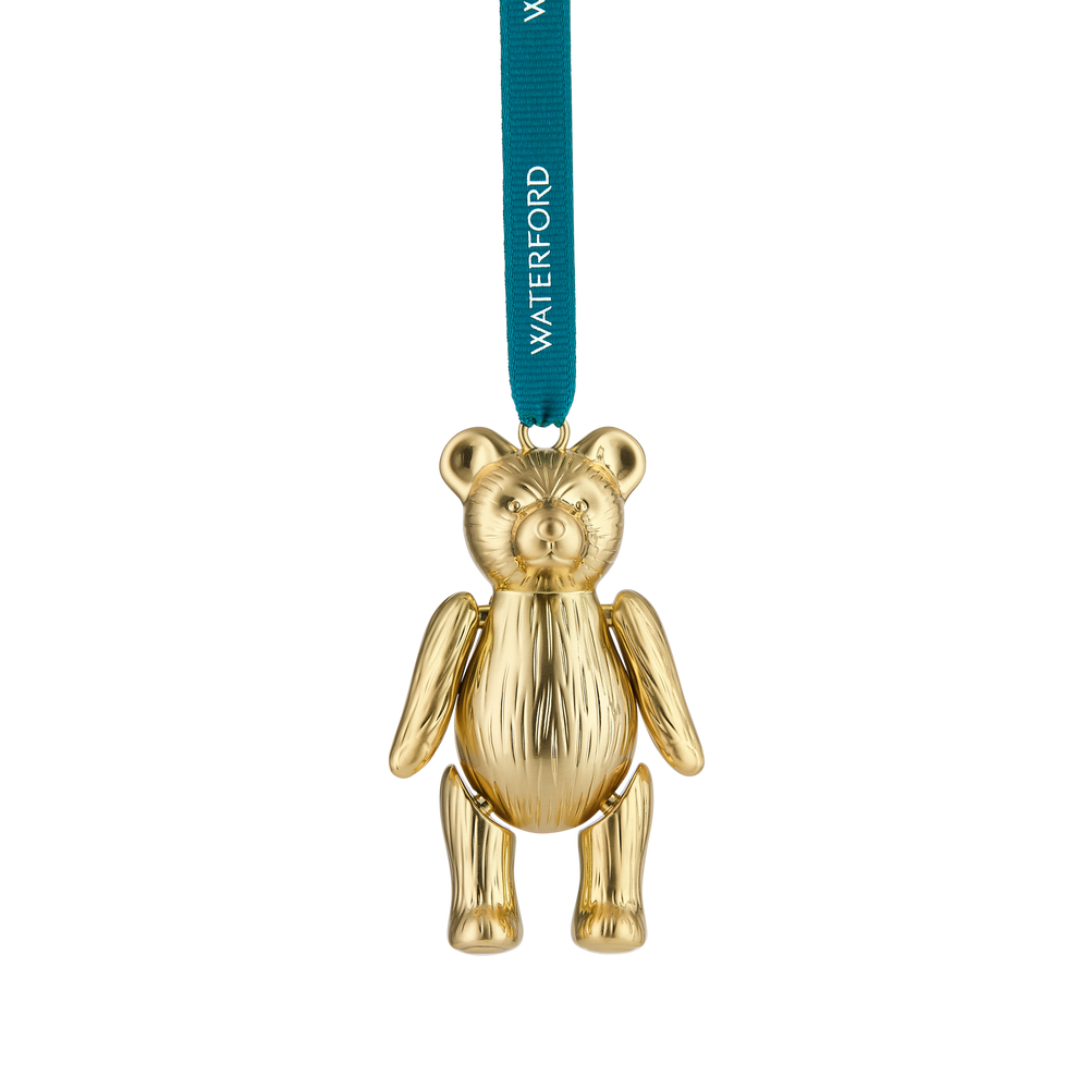 Golden Teddy Ornament
