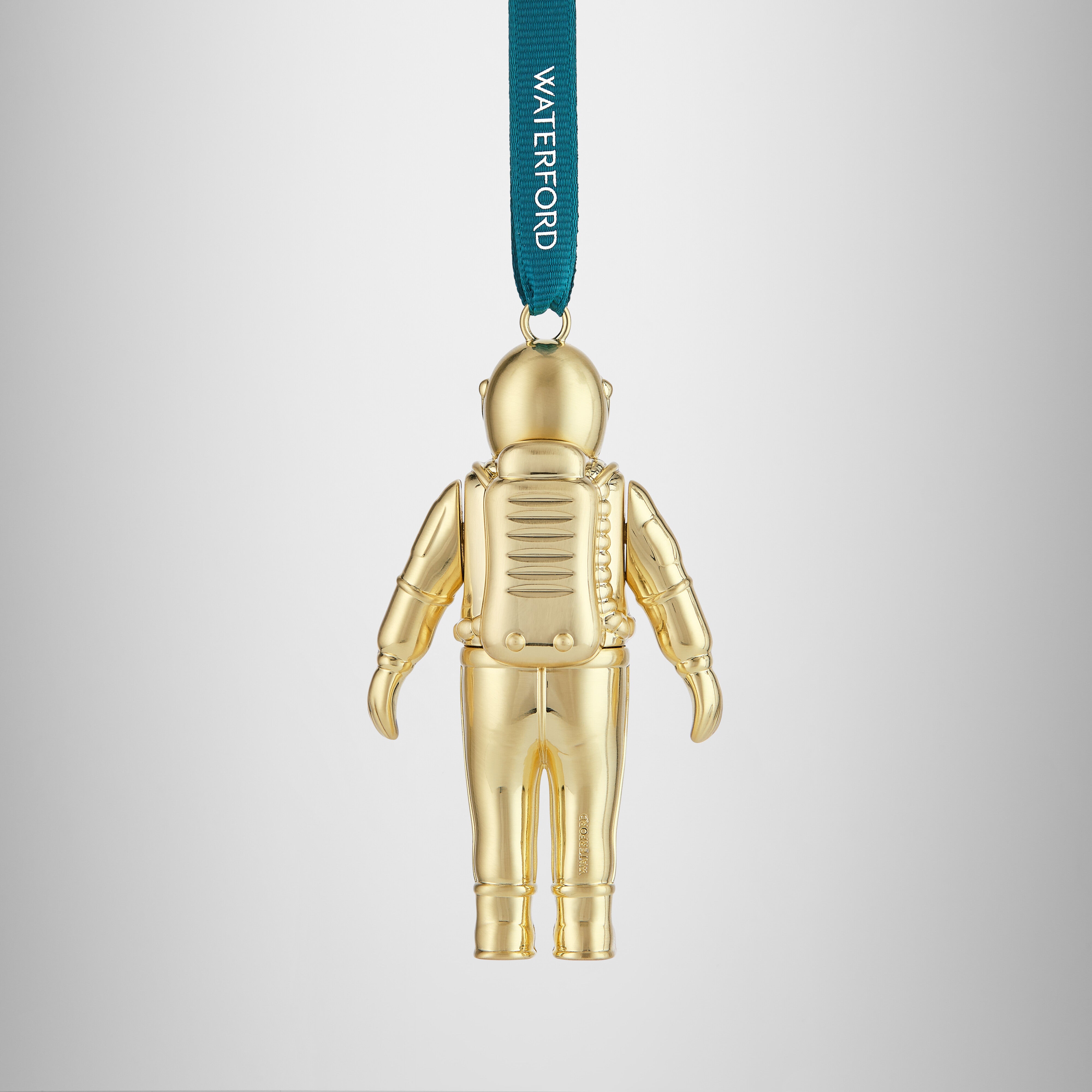 Christmas Spaceman Golden Ornament
